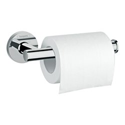 hansgrohe Toilettenpapierhalter Logis Uni. ohne Deckel, Wandmontage, Messing, chrom