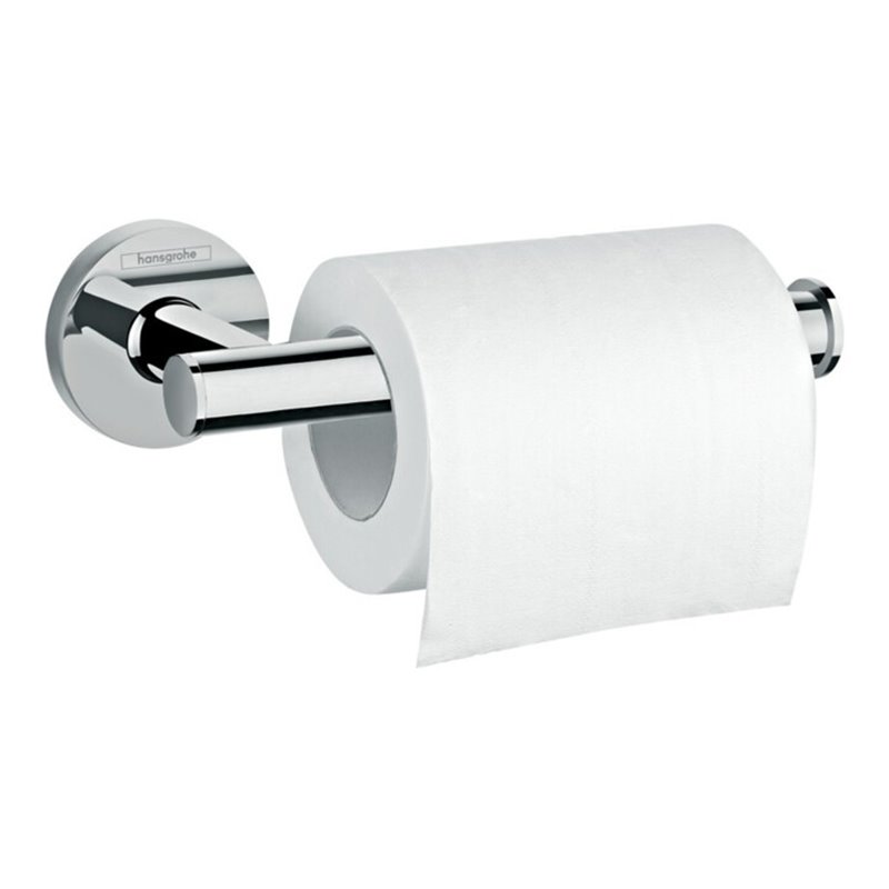 hansgrohe Toilettenpapierhalter Logis Uni. ohne Deckel, Wandmontage, Messing, chrom