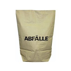 Müllsack 70l 70g 2lagig Papier natronbraun 25 St./Pack.