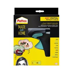 Pattex Heißklebepistole HOT PISTOL PMHHS +6x20g Heißklebesticks