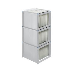 helit Hängekorb H6110084 max. 40Mappen DIN A4 lichtgrau/blau