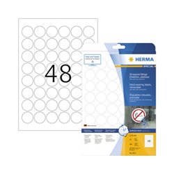 HERMA Folienetikett 4571 rund 30mm weiß 960 St./Pack.