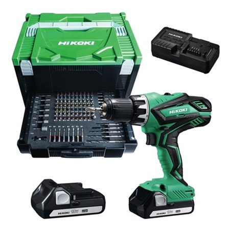 HiKOKI Akku-Bohrschrauber DS 18 DJL Set 18 V 1,5 Ah 1,5-13mm