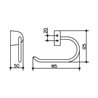 Keuco Toilettenpapierhalter ELEGANCE offene Form verchromt