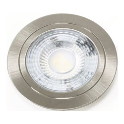 Einbauleuchte Chip L Emotion 12 V 4 W Rahmenfarbe Edelstahloptik L&S