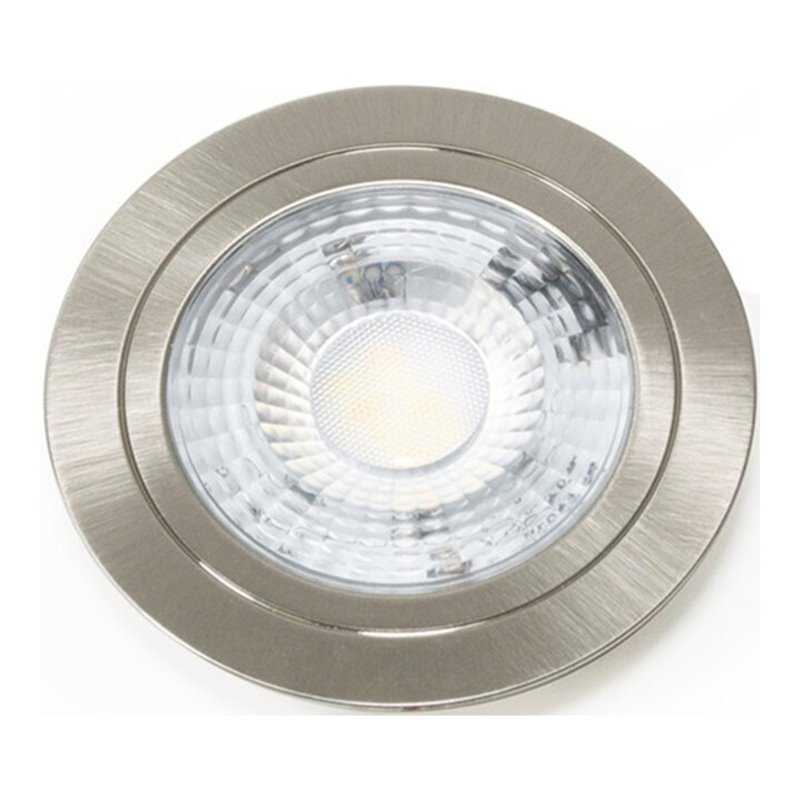 Einbauleuchte Chip L Emotion 12 V 4 W Rahmenfarbe Edelstahloptik L&S