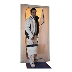 Staubschutztür DUO 1 Tuch/1 Rl.Klebeband Tuch 2,2x1,1 m/Band 7 mx36,6mm