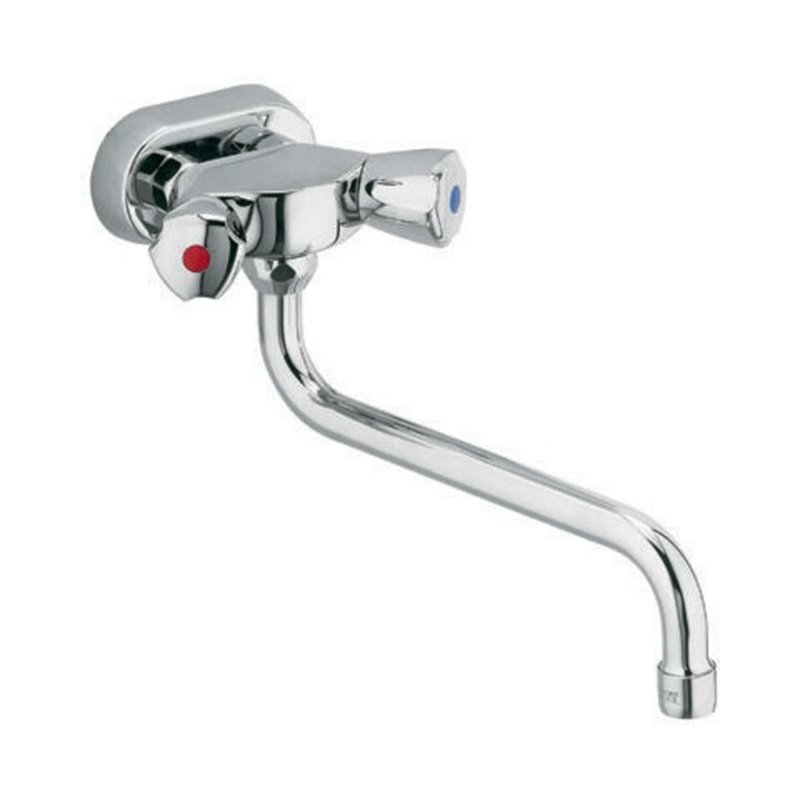 Kludi Spültisch-Wandarmatur STANDARD DN 15 chrom