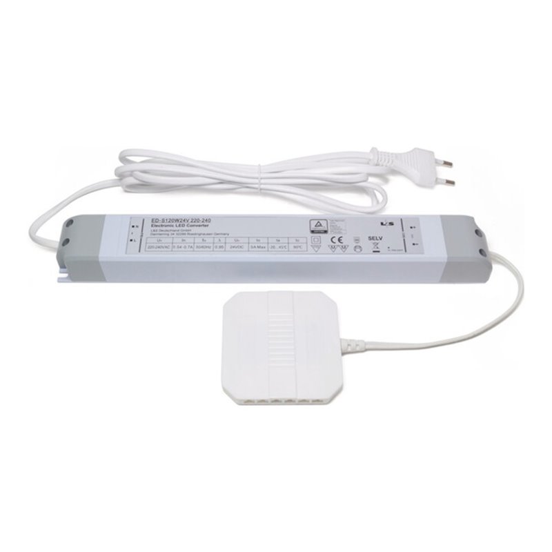 LED-Konverter 230 V 24 V 120 W 12-fach Verteiler L&S