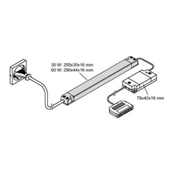 Emotion 1-Kanal Funksteuerung Ser.Frankfurt 230 V 12 V 30 W 6-fach Verteiler L&S