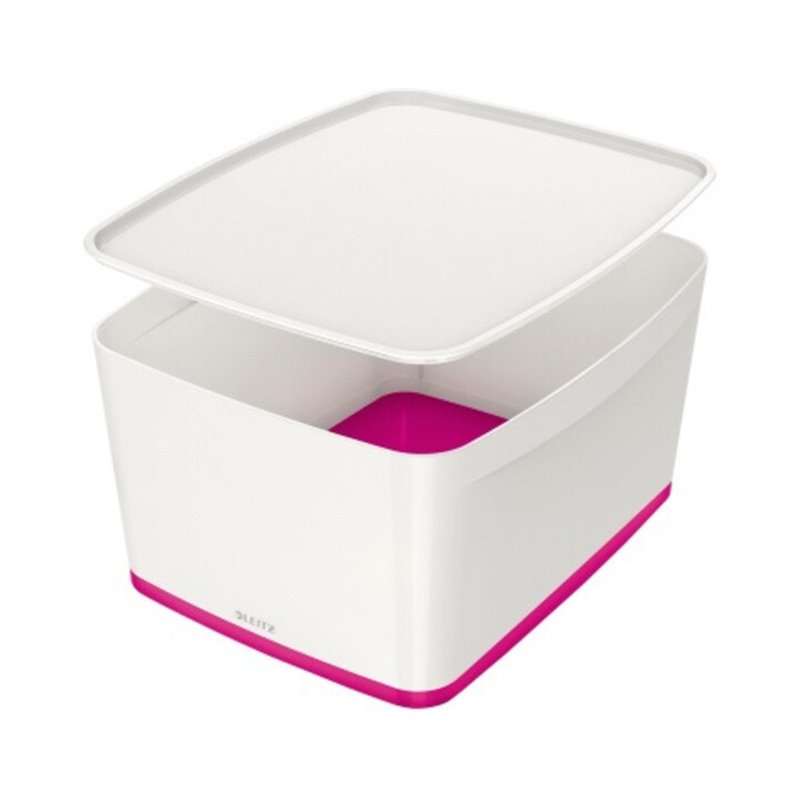 Leitz Aufbewahrungsbox MyBox 52161023 mittel 18l Deckel ws/pi