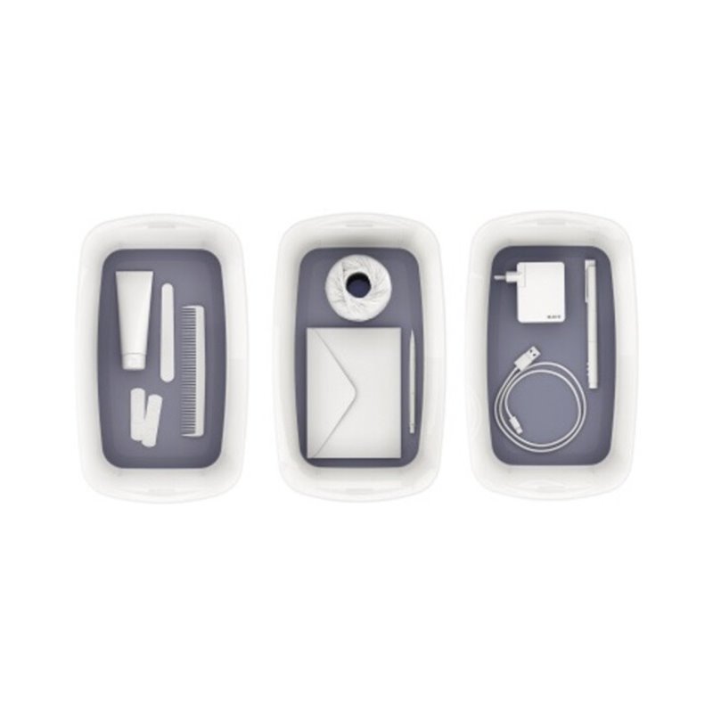 Leitz Aufbewahrungsbox MyBox 52291001 klein 5l Deckel ws/gr