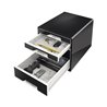 Leitz Schubladenbox CUBE 52521095 4Schubfächer schwarz