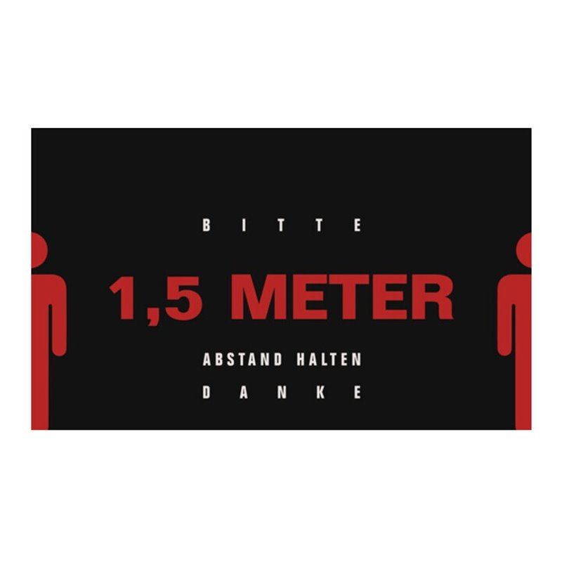 Fußmatte A 1,5 m,quer rot/schwarz PA L1500xB900xS6mm MILTEX