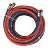 Autogengasschlauch L.15m ID 6/9mm Wandst.5/3,5mm blau/rot