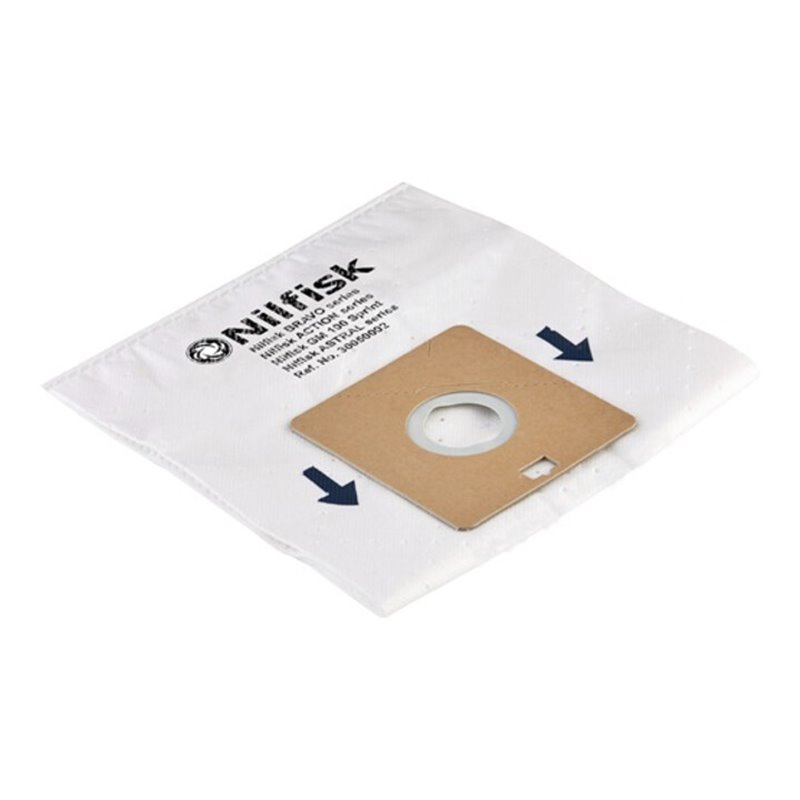 Vliesfilterbeutel f.Bravo SR10P07A 5 St.u.1x Vorfilter NILFISK