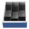 Schubladenunterteilungsmaterial Front-H.200mm 2Längs-/6Querteiler Schubl-B.450mm