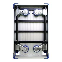 Plattformwagen Ladeflächen L630xB400mm STA Trgf.150kg Räder u.Bügel klappbar