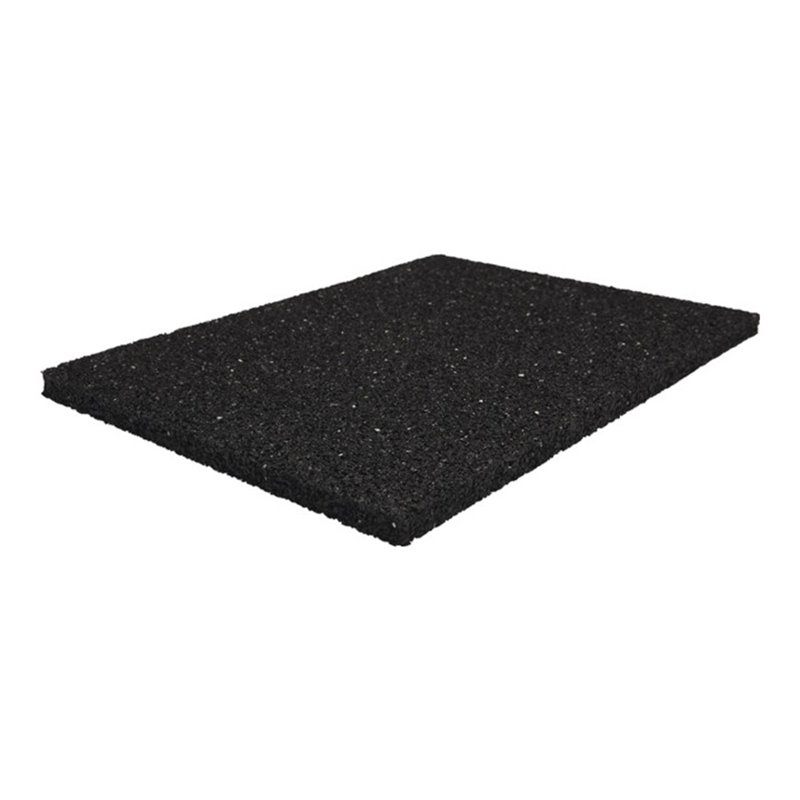 Bautenschutzmatte B.1,25m L.10m D.6mm schwarz Granulatgummi