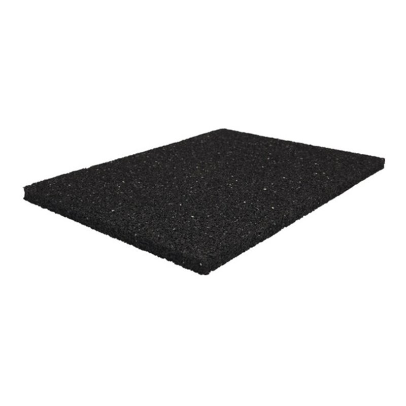 Bautenschutzmatte B.1,25m L.10m D.8mm schwarz Granulatgummi