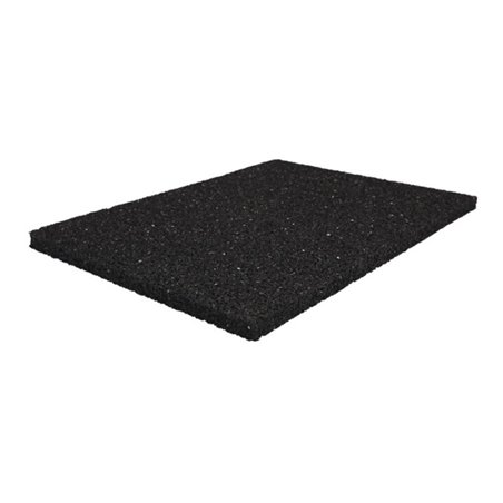 Bautenschutzmatte B.1,25m L.10m D.8mm schwarz Granulatgummi