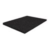 Bautenschutzmatte B.1,25m L.10m D.10mm schwarz Granulatgummi