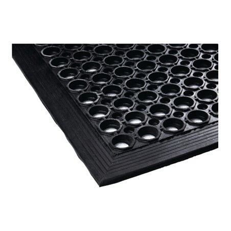 Anti-Ermüdungsmatte B.0,9m L.1,5m D.12mm schwarz NR/SBR o.Gewebeeinlage