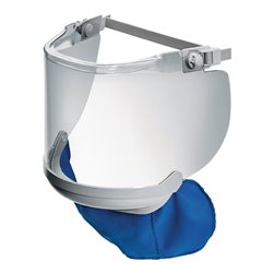 Elektrikerschutzschirm 7 kA PC,klar 550x200x2mm EN166-GS-ET29,EN168,EN 169,EN170