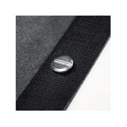 Sigel Speisekartenmappe SM131 DIN A4 8S. Buchschrauben Prägung sw