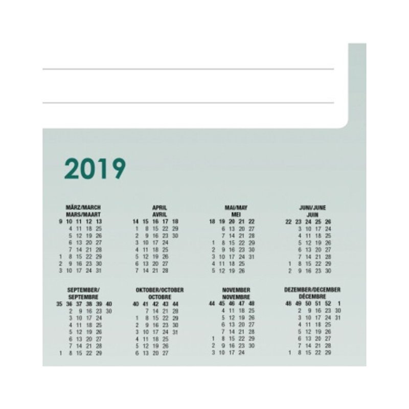 Sigel Schreibunterlage Weekly HO500 595x410mm 52Bl