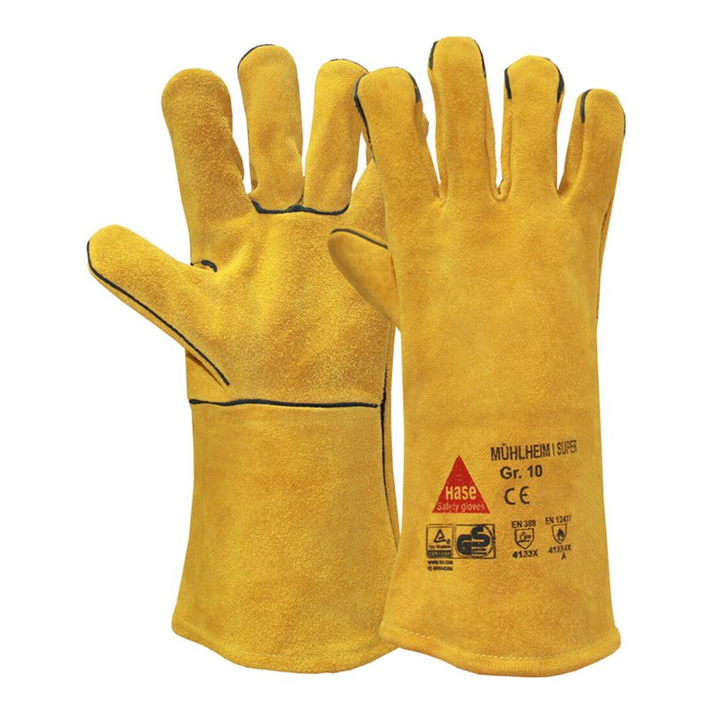 Hase Schweißerhandschuhe Mühlheim-I-Super Rindspaltleder