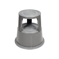 Soennecken Rollhocker 3612 mit 3Gleitrollen grau