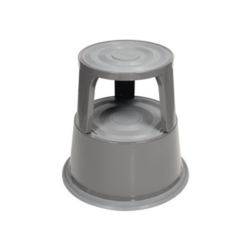 Soennecken Rollhocker 3612 mit 3Gleitrollen grau