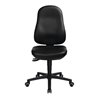Arbeitsdrehstuhl Point 70 Rl.Kunstlederpolster schwarz