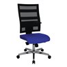 Bürodrehstuhl m.Punktsynchrontechnik schwarz/blau 450-550mm Trgf.110kg