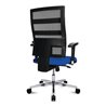 Bürodrehstuhl m.Punktsynchrontechnik schwarz/blau 450-550mm Trgf.110kg