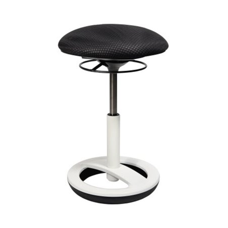 TOPSTAR Hocker Sitness Bob SU43BR0 Fuß weiß Bezug schwarz