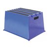Schwerlasttritt Stufen 1 Plattform-H.307mm Ku.blau