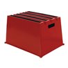 Schwerlasttritt Stufen 1 Plattform-H.307mm Ku.rot