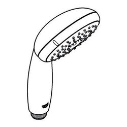 Grohe Handbrause TEMPESTA 100 3 Strahlarten mit Durchflusskonstanthalter 9,5 l/min chrom