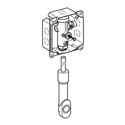 Grohe WC-Druckspüler DN 20, mit Anschluss für Magnetventil, Vorabsperrung