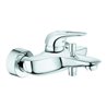 Grohe Wannen-Einhebelmischer Eurostyle cr, Wandmont., offener-Metall-Hebelgriff