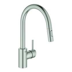 Grohe Spültisch-Einhebelmischer Concetto 1/2', h. Ausl, ausz Dual Br., superst.