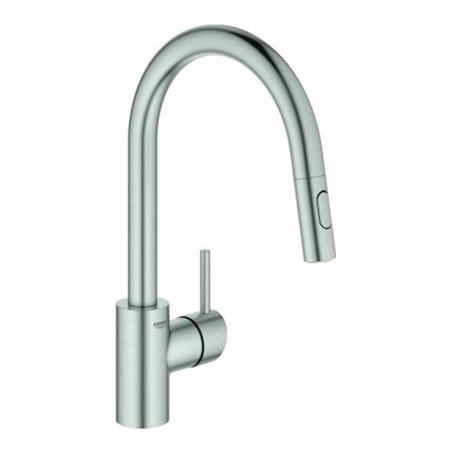 Grohe Spültisch-Einhebelmischer Concetto 1/2', h. Ausl, ausz Dual Br., superst.