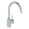 Grohe Spültisch-Einhebelmischer Eurosmart Cosmopolitan 1/2', hoher Auslauf, supersteel