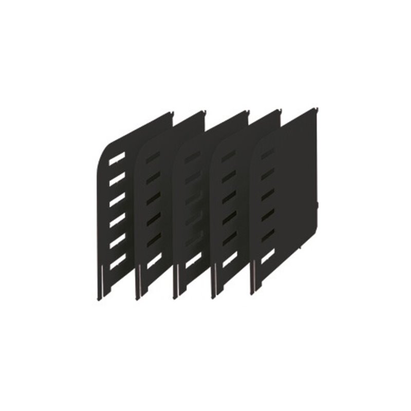 styro Trennwand styrodoc 280-3015.95 schwarz 5 St./Pack.