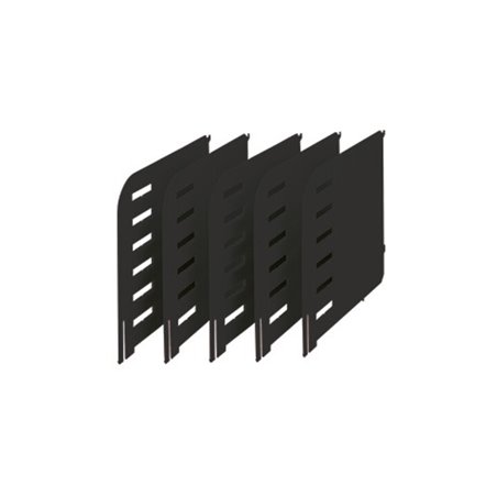 styro Trennwand styrodoc 280-3015.95 schwarz 5 St./Pack.