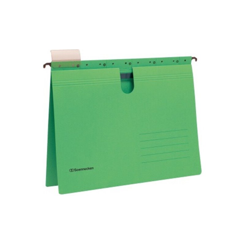 Soennecken Hängehefter 2021 DIN A4 220g kaufm. Heft. gn 25 St./Pack.