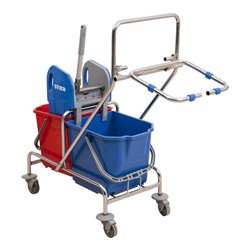 STIER Reinigungswagen mit Halterung für Müllsack Set