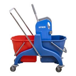 STIER Kunststoff-Reinigungswagen Standard Set